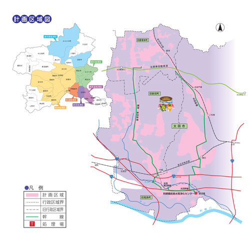 新田処理区画像 新田処理区画像