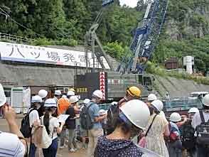 吾妻コース 八ッ場発電所建設現場写真2 吾妻コース 八ッ場発電所建設現場写真2