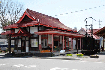旧北軽井沢駅舎の画像