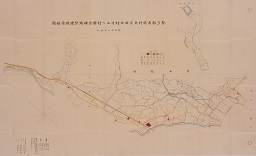 勢多郡南橘村大字田口村外三ケ村聯合耕地整理地原形図の画像