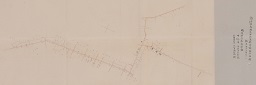 高崎市内国道中水道鉄管布設平面図の画像