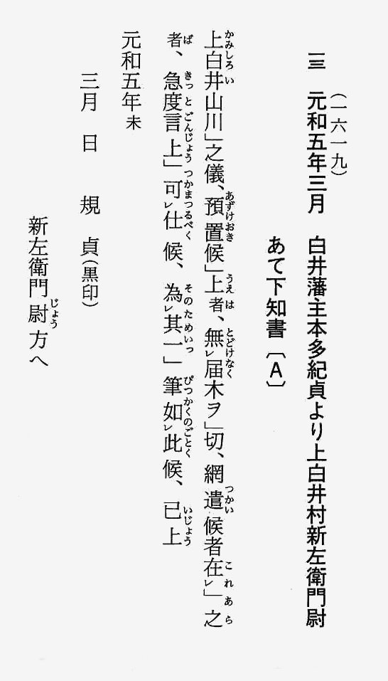 釈文の画像
