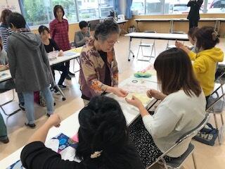 (保護者)ランチョンマットづくりの画像