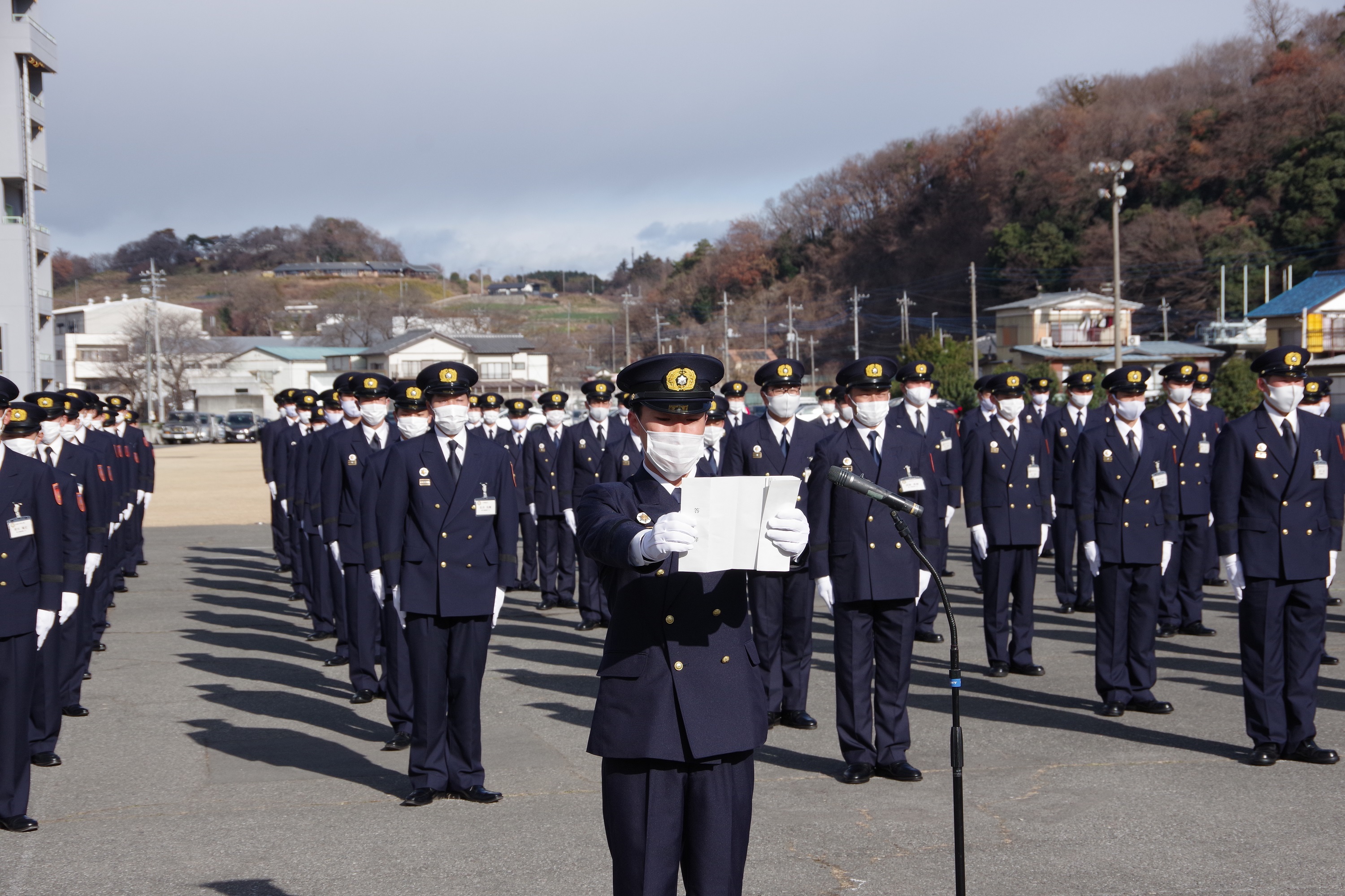 卒業生答辞の写真