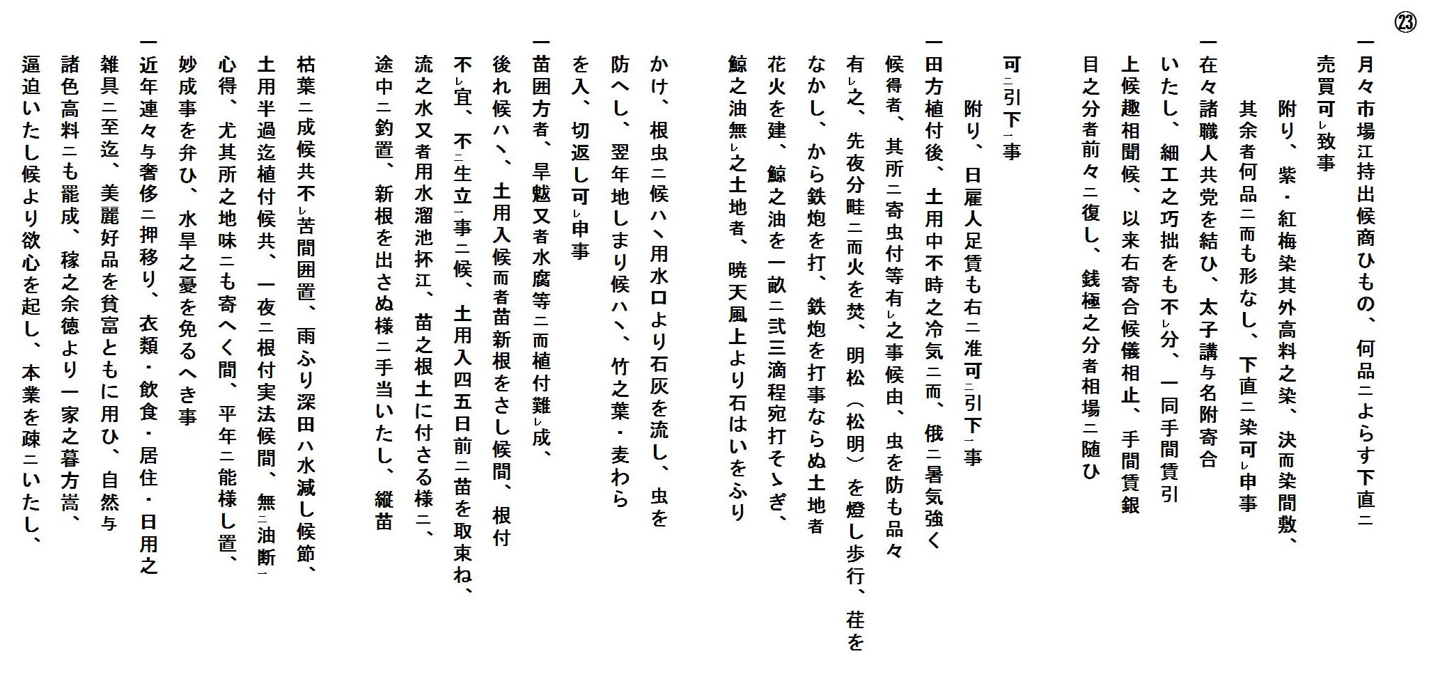 釈文の画像