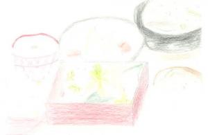240_和食をしらない人にもしってもらいたい。いろんな人にたべてもらいたい。画像