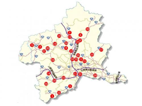 道の駅位置図