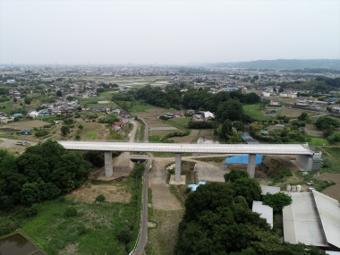 部長表彰．(主)前橋安中富岡線 の橋梁上部工の写真その2