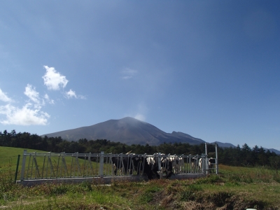 10月上旬頃の浅間山の写真 10月上旬頃の浅間山の写真