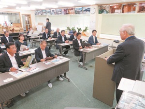 株式会社大山建工での調査写真