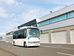 自動運転の実証実験車両（群馬大学所有）の写真