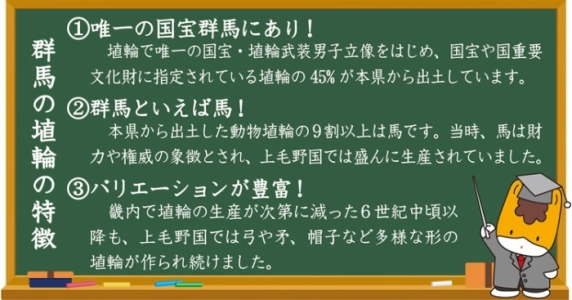 群馬の埴輪の特徴画像