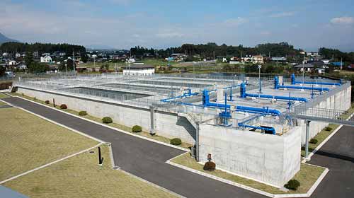 県央第一水道事務所 原水調整池の画像