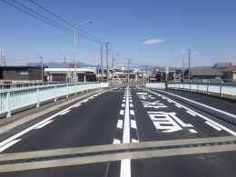 一般県道　香林羽黒線の工事完成写真