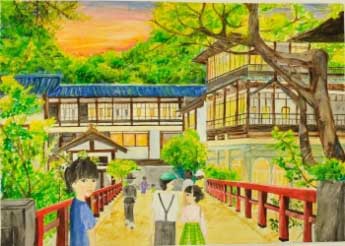 「今も変わらない積善館」の画像 「今も変わらない積善館」の画像