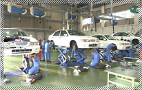 自動車整備実習棟