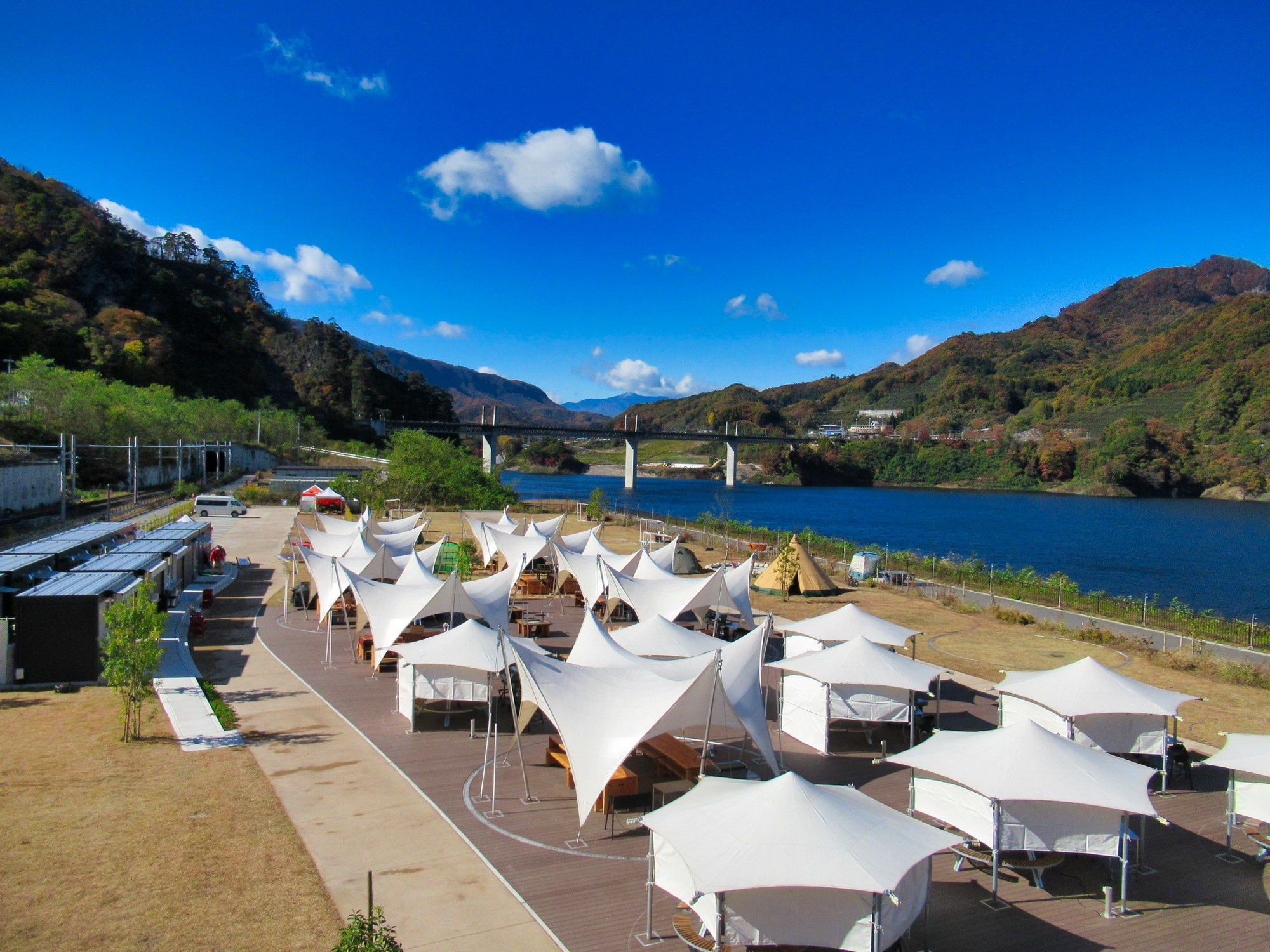 川原湯温泉駅キャンプ場の画像1