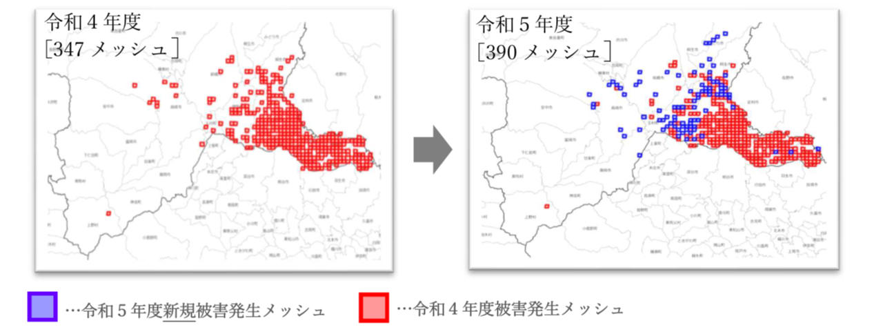 被害発生状況の推移画像