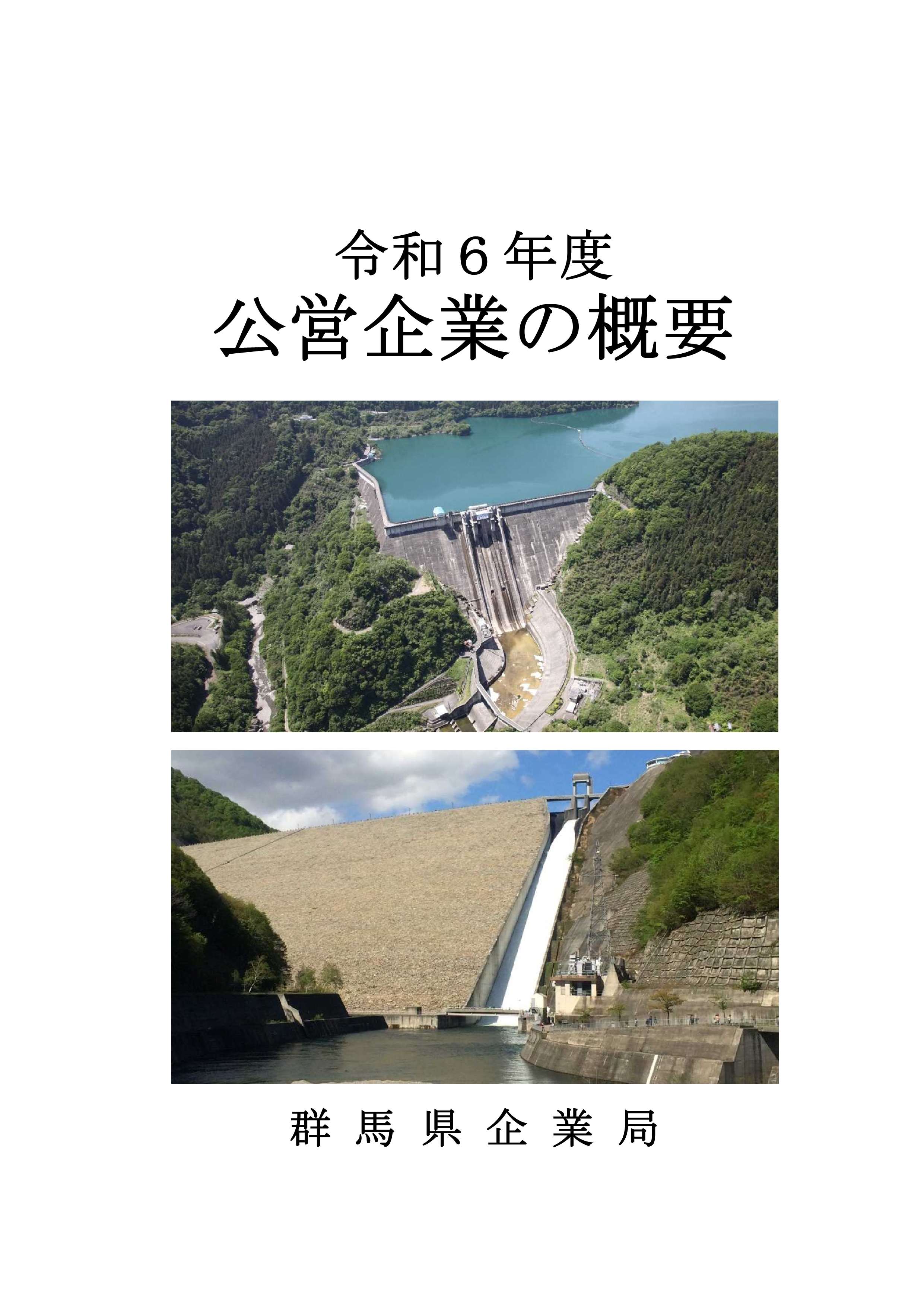 令和6年度公営企業の概要表紙画像