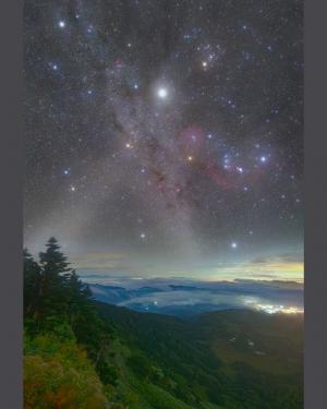 ぐんまの星空第５位渋峠（中之条町）の画像