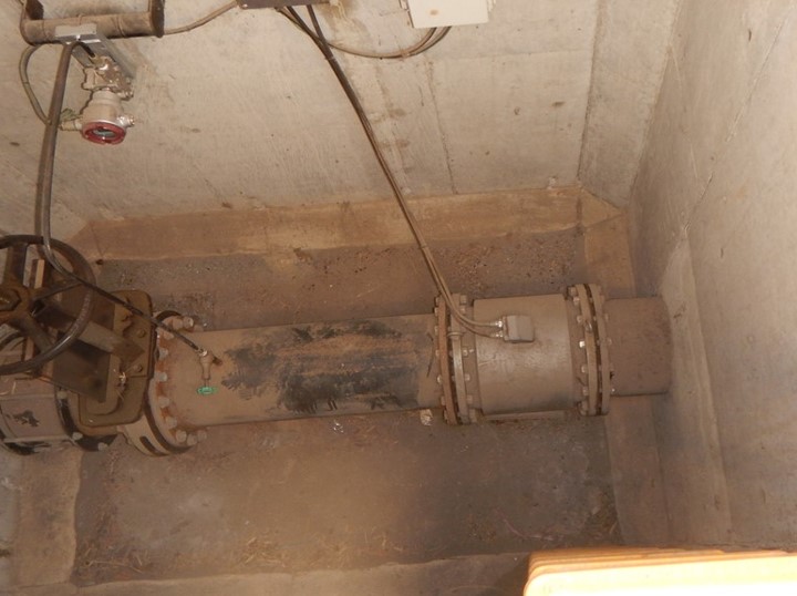 ​水管理制御施設更新工事着手前の画像