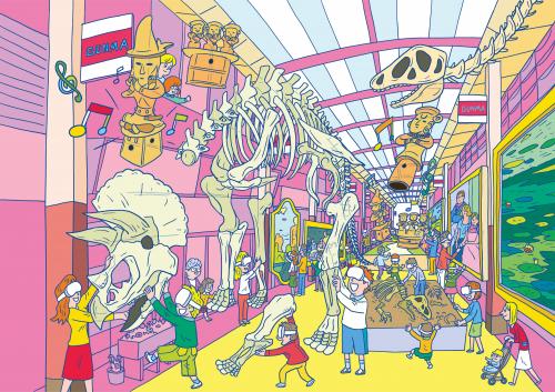 デジタルミュージアムロードキービジュアルの画像