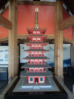 七重の塔復元模型写真