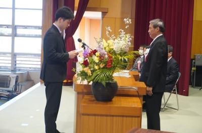 修了生答辞