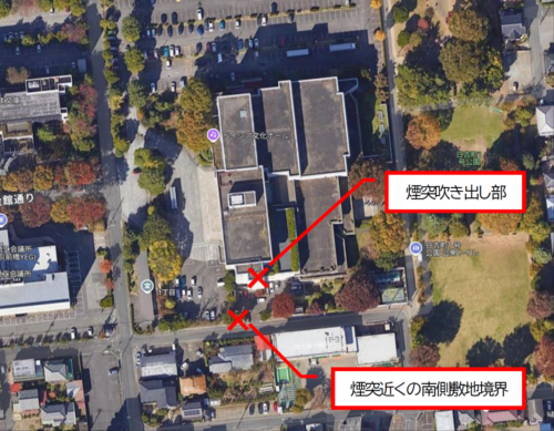 測定場所の写真