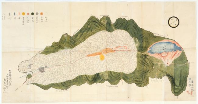 春名山絵図