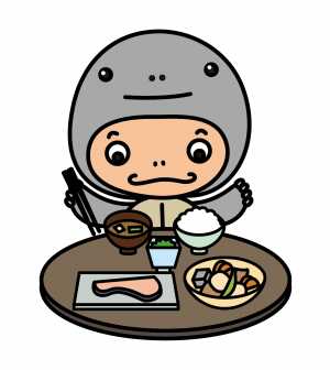 食事をするGENKI