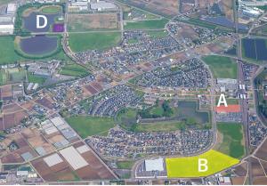 業務用地空撮図画像