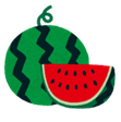 スイカイラスト画像