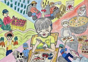 「おいしい給食　みんなに感謝」画像