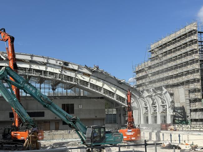 解体工事の拡大画像