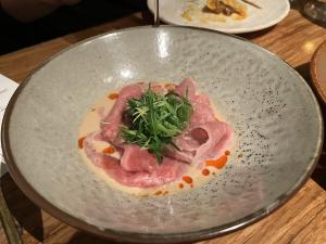 Dashi blanched Joshu Wagyu sirloin “Dashi-shabu”の画像