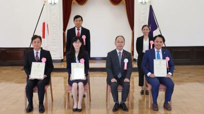 令和7年度多文化共創カンパニー認証書授与式の画像