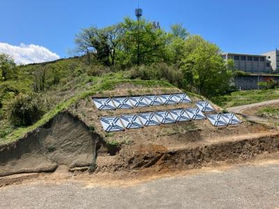 法面工箱島地区73Ｌ完成写真