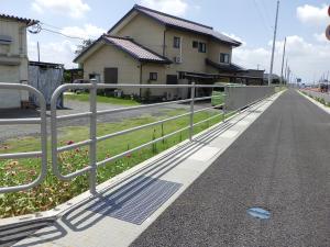 24 社会資本総合整備 分割12号 交通安全施設工事 主要地方道桐生伊勢崎線（マーキングウェイ）写真