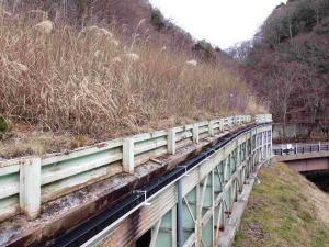 滝見橋下スノーシェッドの写真