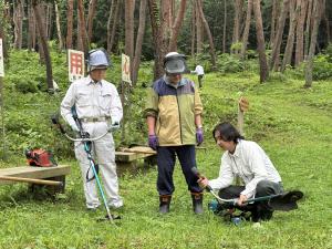 第３回森林ボランティア体験会の様子２