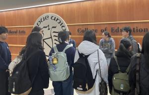 パデュー大学でのキャンパスツアーの様子写真1