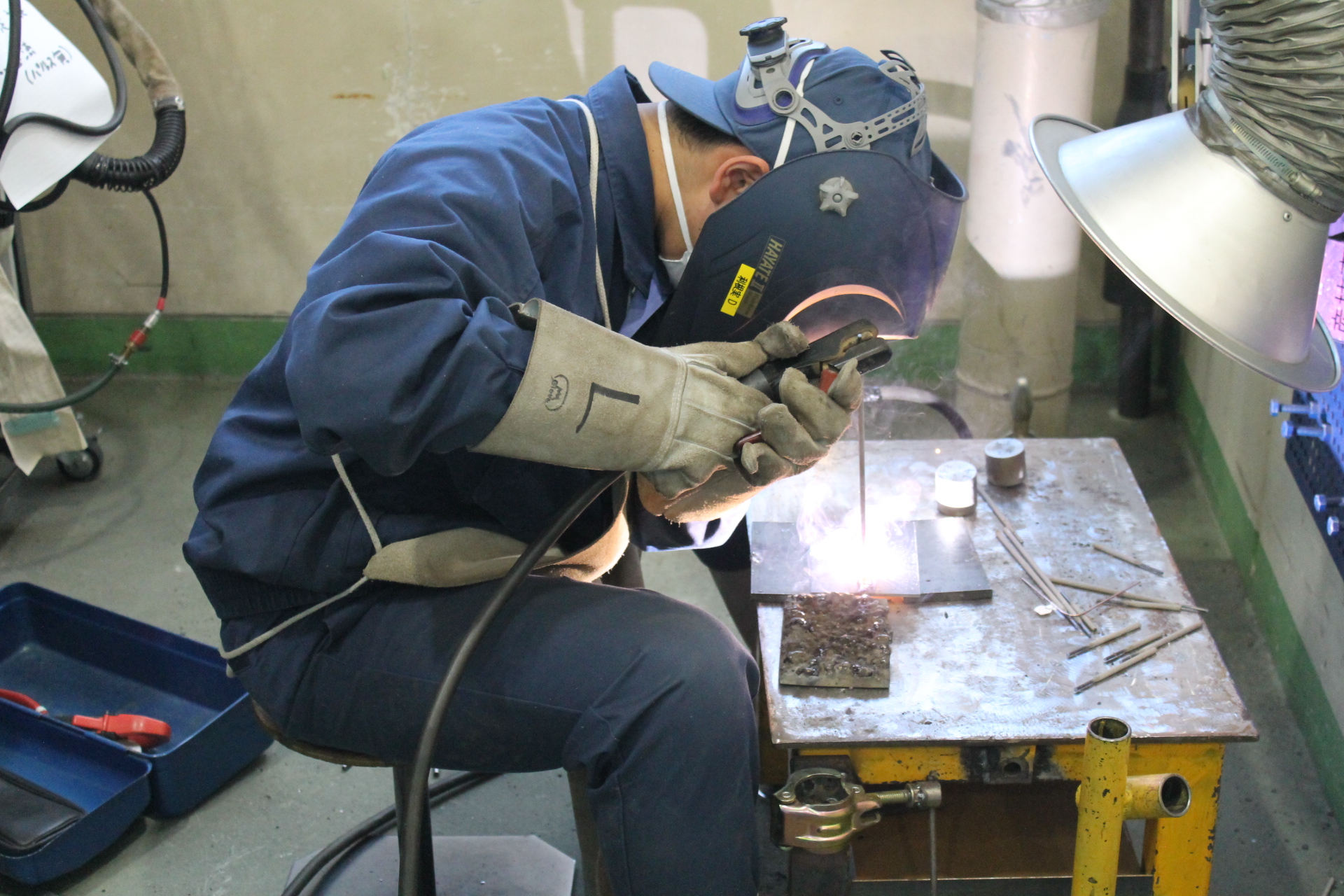 溶接作業
