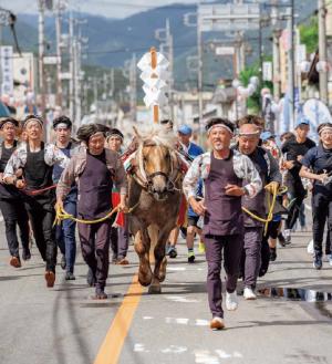 広報ちよだの画像 その2 広報みどり9月号「神馬、駆ける」