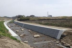 細ヶ沢川 庚塚橋上流の画像