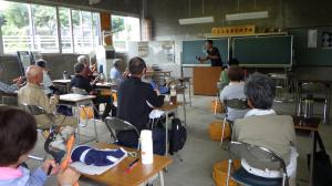 ナスキュウリ講座の様子の写真