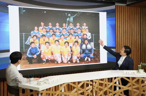 写真：山本知事と清水大樹県議