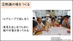 熟議の場をつくるの画像
