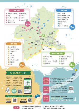 ぐんま道の駅スタンプラリー大冒険！　チラシ裏画像