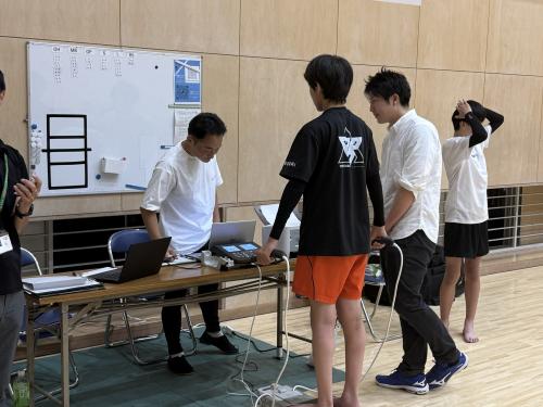 測定の様子写真